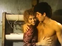 A lazy pecker in the bathtub with two hirsute, vintage, harlot deepthroats